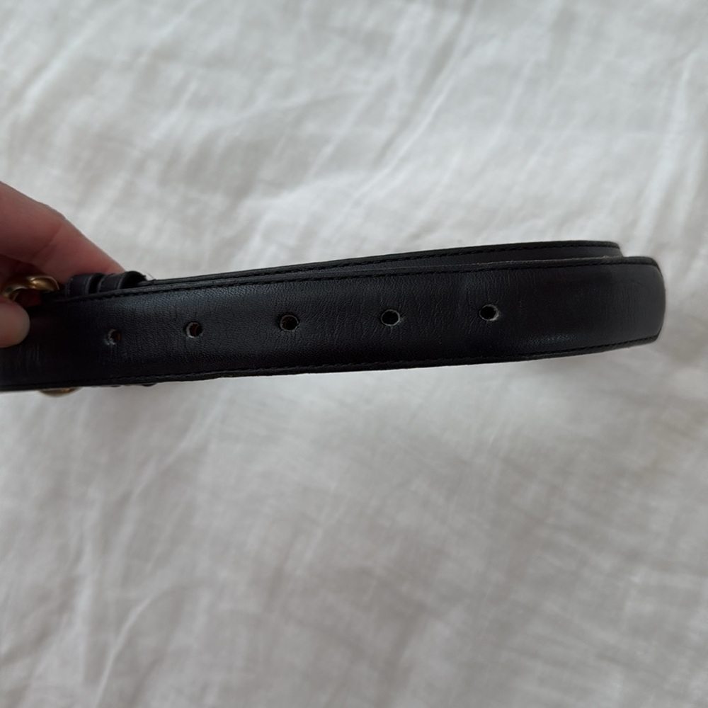 Vintage Coach 8400 Black Leather Belt - Picture 5 of 8